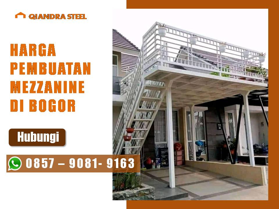 Harga biaya pembuatan mezzanine per meter di Bogor
