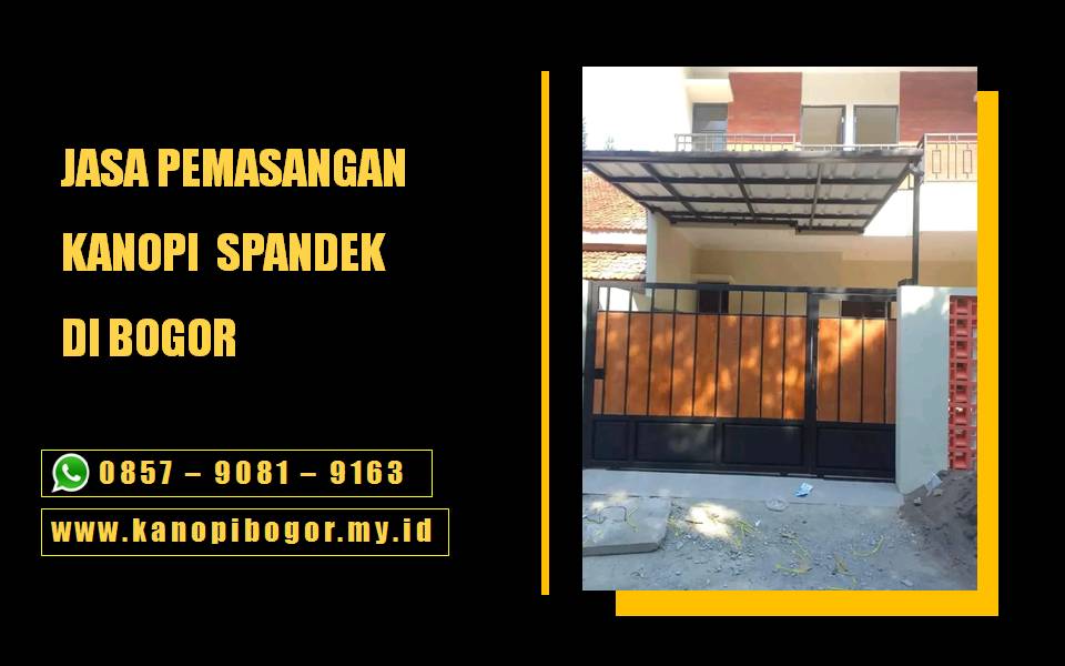 Jasa Pembuatan Kanopi Spandek di Bogor: Solusi Terbaik untuk Kanopi Impian Anda