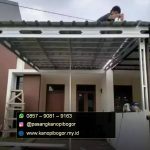 Jasa pembuatan kanopi baja ringan galvalum bogor